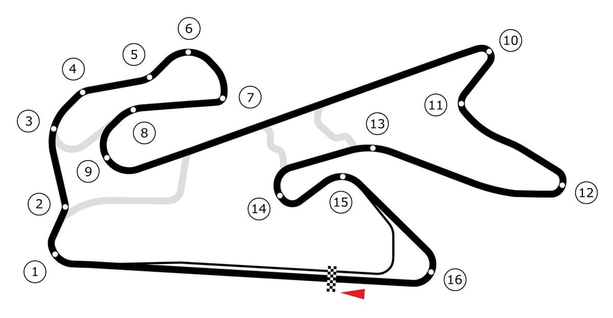 نقشه Dubai autodrome