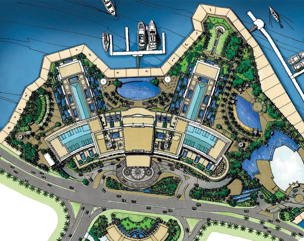 نقشه Palazzo Versace دبی