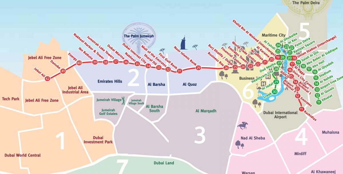 نقشه دبی محله
