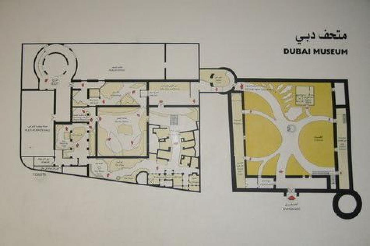 موزه دبی نقشه محل