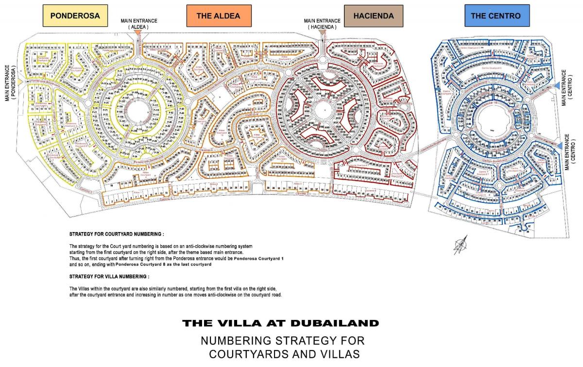 ویلا دبی نقشه محل