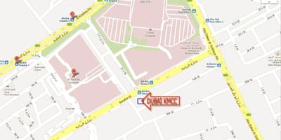 دبی بیمارستان محل نقشه