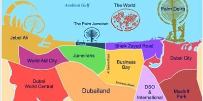 نقشه دبی لند,