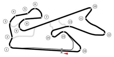 نقشه Dubai autodrome