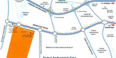 نقشه دبی, شهر صنعتی
